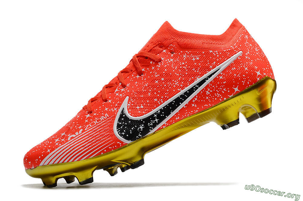 Nike Air Zoom Mercurial Vapor 15 Elite FG Football Boots - Red/Black/White 5
