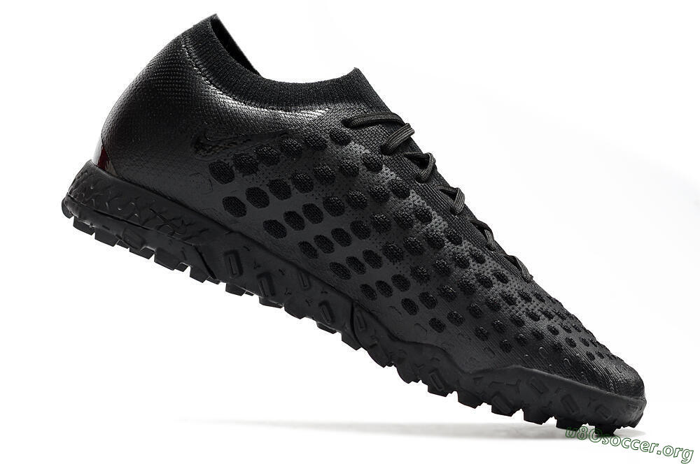 Nike Phantom Ultra Venom TF Football Shoes - Black/White 4