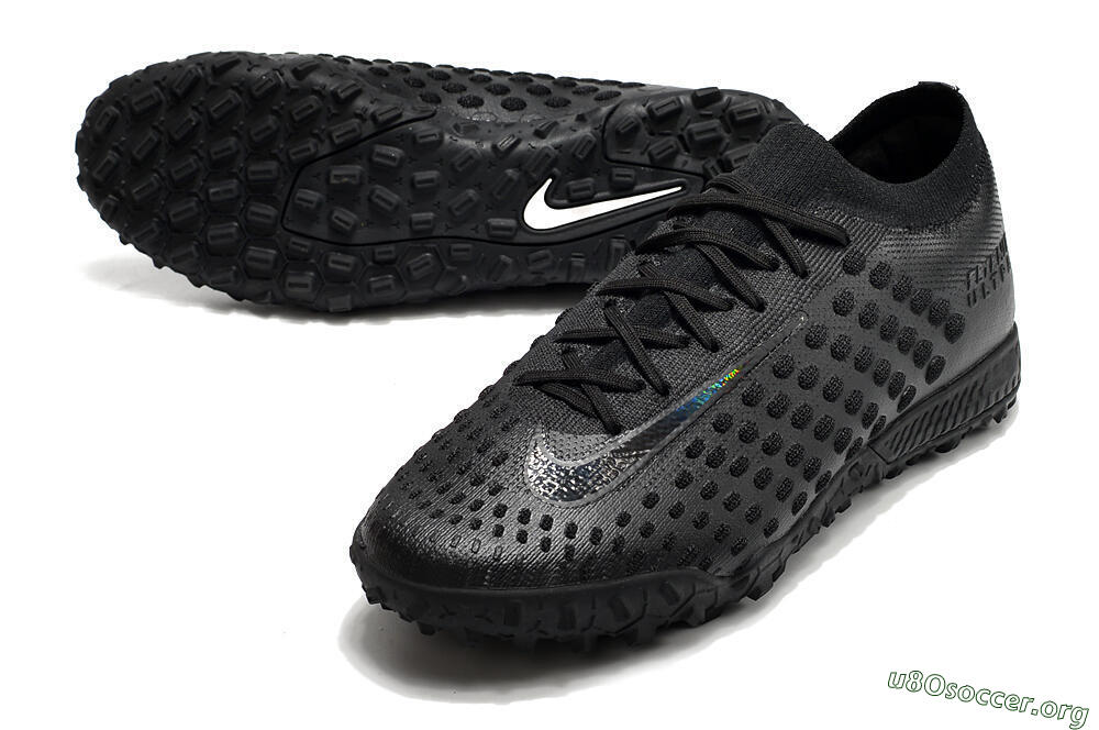 Nike Phantom Ultra Venom TF Football Shoes - Black/White 0