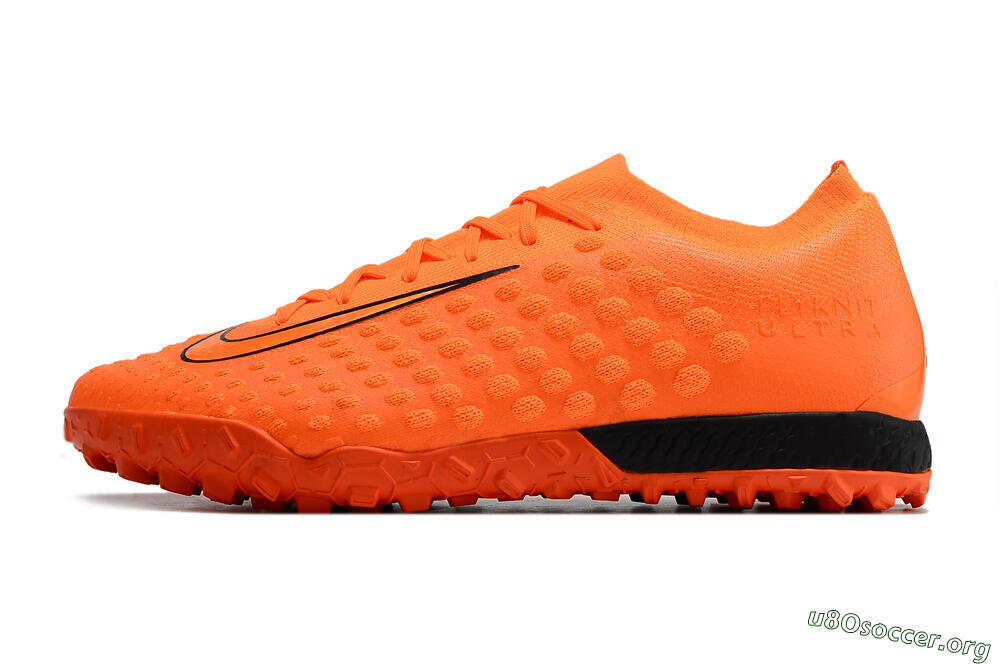 Nike Phantom Ultra Venom TF Football Shoes - Orange/Black 3