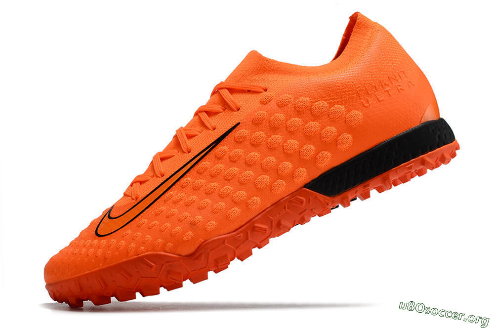 Nike Phantom Ultra Venom TF Football Shoes - Orange/Black 5