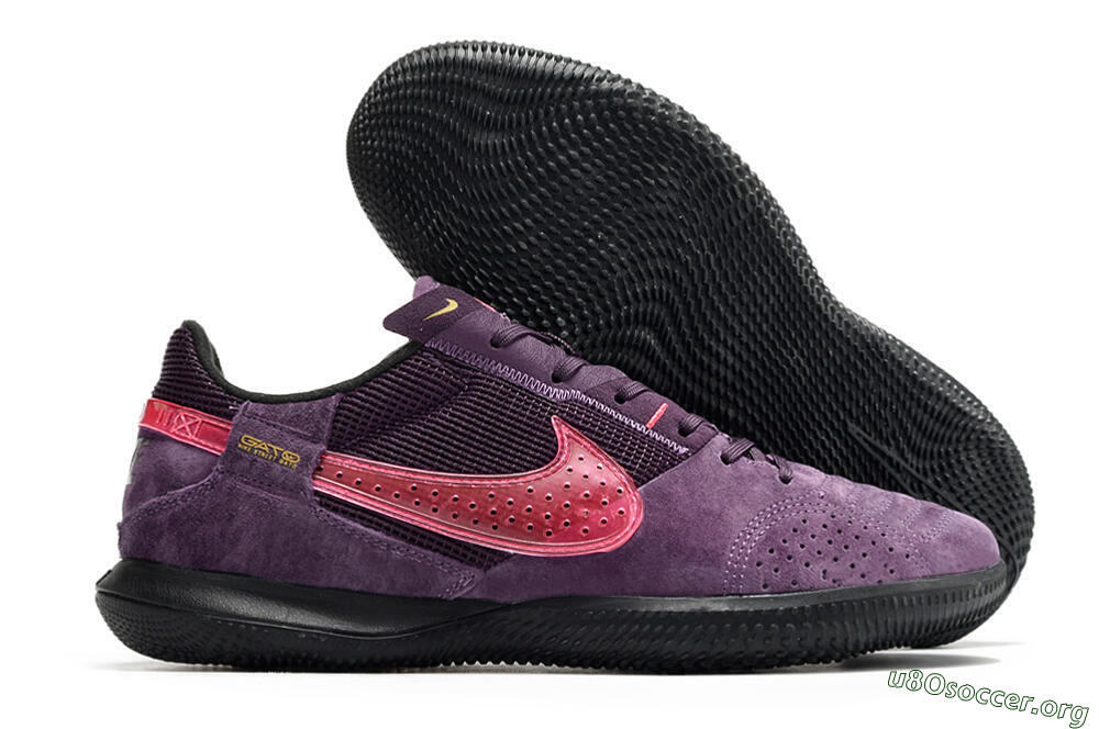 Nike Streetgato IC Football Shoes - Purple/Pink 2