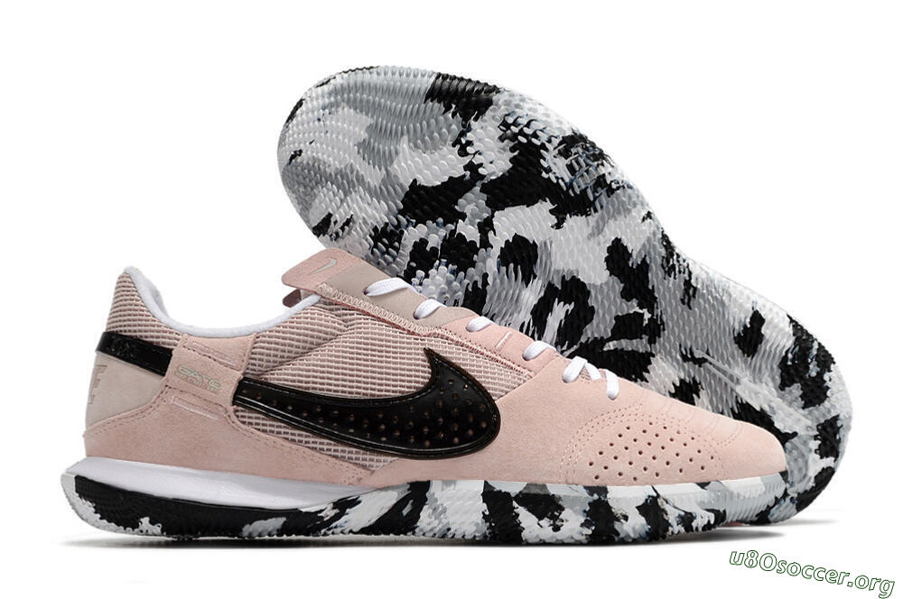 Nike Streetgato IC Football Shoes - Pink/Black/White 2
