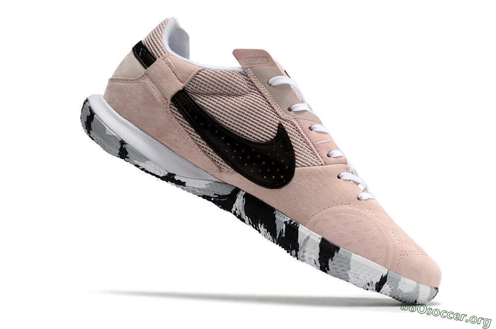 Nike Streetgato IC Football Shoes - Pink/Black/White 4