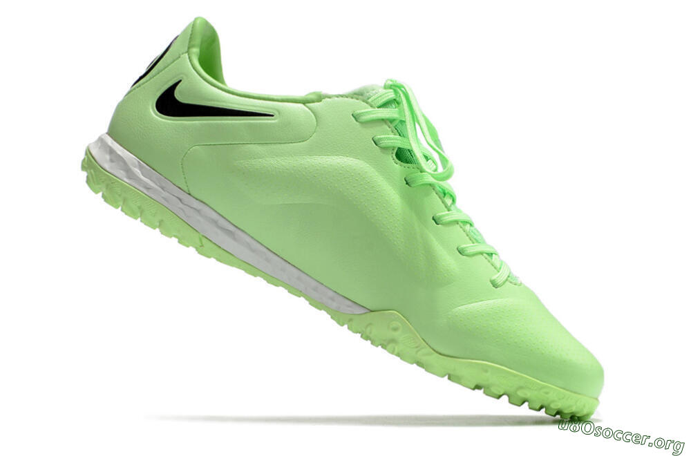 Nike React Tiempo Legend 9 Pro TF Football Shoes - Green/Black 4