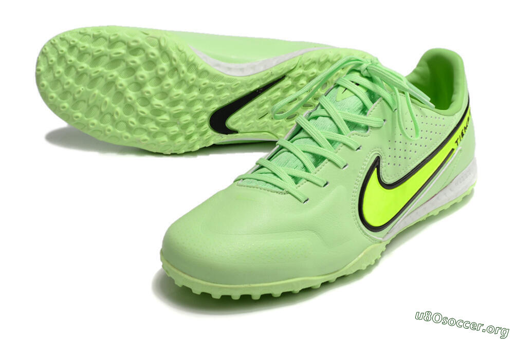 Nike React Tiempo Legend 9 Pro TF Football Shoes - Green/Black 0
