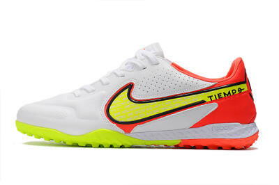 Nike React Tiempo Legend 9 Pro TF Football Shoes - White/Red/Yellow