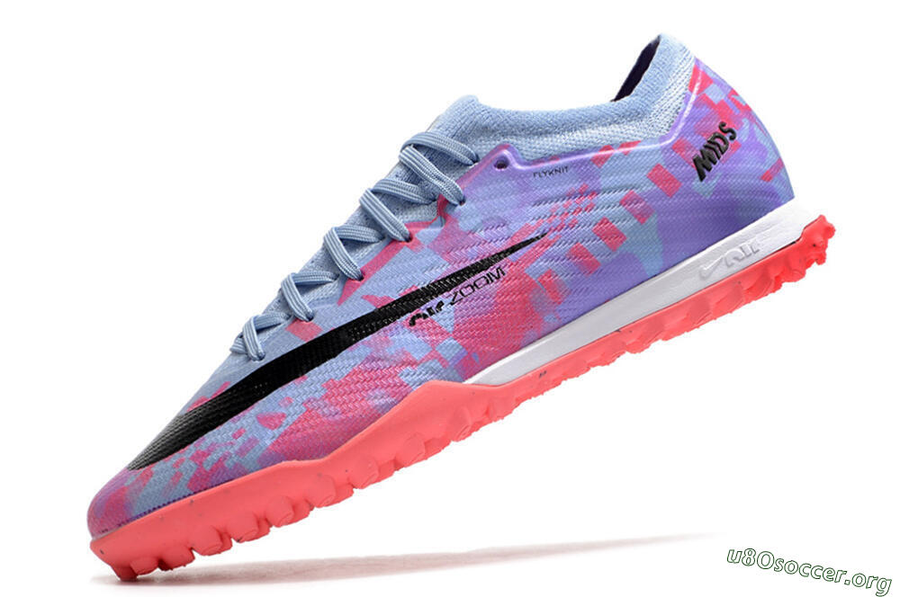 Nike Air Zoom Mercurial Vapor 15 Elite TF Football Shoes - Blue/Purple/Red 5