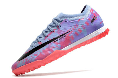 Nike Air Zoom Mercurial Vapor 15 Elite TF Football Shoes - Blue/Purple/Red