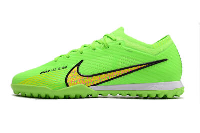 Nike Air Zoom Mercurial Vapor 15 Elite TF Football Shoes - Green/Yellow/Pink