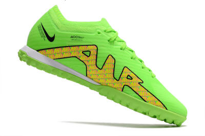 Nike Air Zoom Mercurial Vapor 15 Elite TF Football Shoes - Green/Yellow/Pink