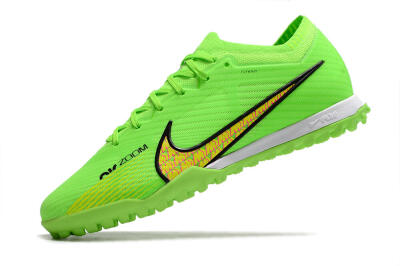Nike Air Zoom Mercurial Vapor 15 Elite TF Football Shoes - Green/Yellow/Pink