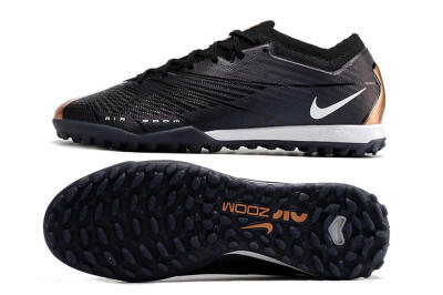 Nike Air Zoom Mercurial Vapor 15 Elite TF Football Shoes - Black/White