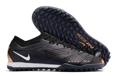Nike Air Zoom Mercurial Vapor 15 Elite TF Football Shoes - Black/White