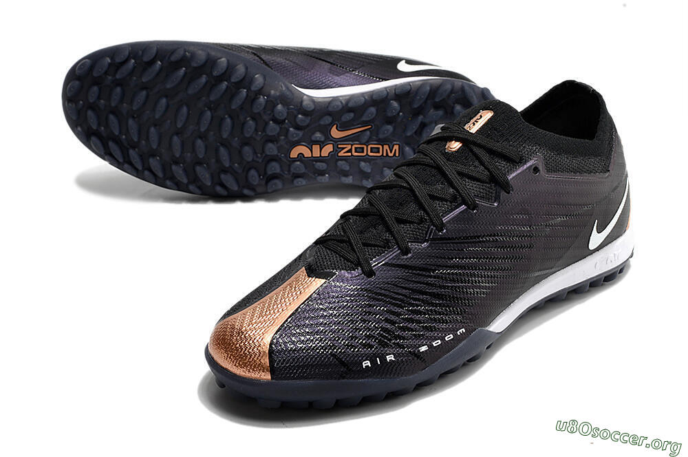 Nike Air Zoom Mercurial Vapor 15 Elite TF Football Shoes - Black/White 0