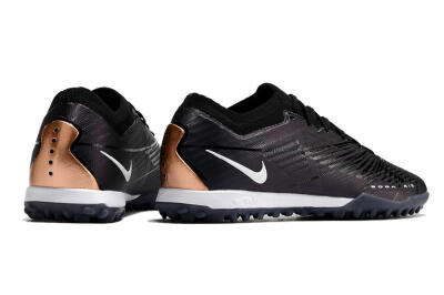 Nike Air Zoom Mercurial Vapor 15 Elite TF Football Shoes - Black/White