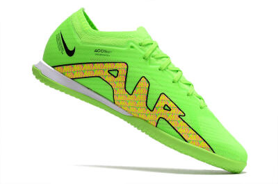 Nike Air Zoom Mercurial Vapor 15 Elite IC Football Shoes - Green/Yellow/Pink