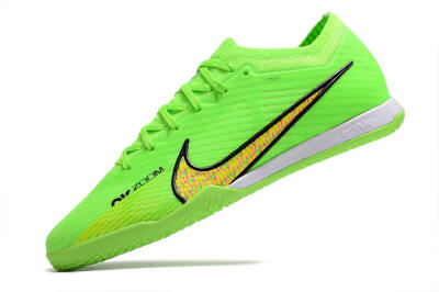 Nike Air Zoom Mercurial Vapor 15 Elite IC Football Shoes - Green/Yellow/Pink