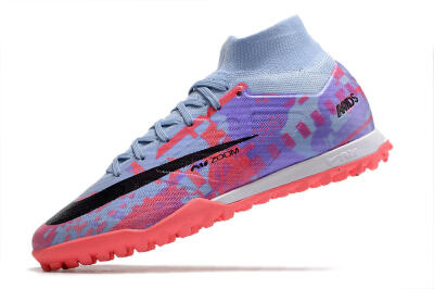 Nike Air Zoom Mercurial Superfly 9 Elite TF Football Shoes - Blue/Purple/Red