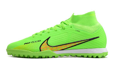 Nike Air Zoom Mercurial Superfly 9 Elite TF Football Shoes - Green/Yellow/Pink