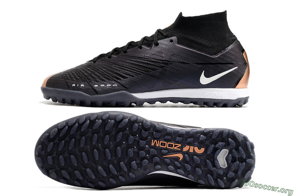Nike Air Zoom Mercurial Superfly 9 Elite TF Football Shoes - Black/White 1