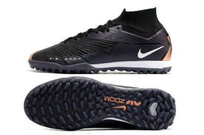 Nike Air Zoom Mercurial Superfly 9 Elite TF Football Shoes - Black/White