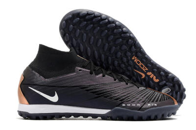 Nike Air Zoom Mercurial Superfly 9 Elite TF Football Shoes - Black/White