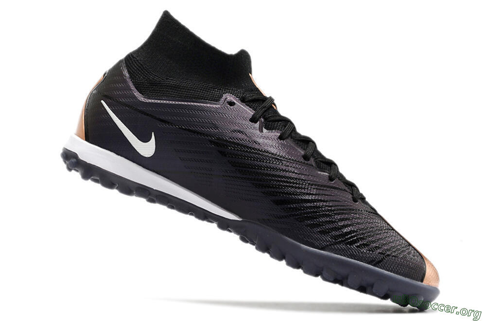 Nike Air Zoom Mercurial Superfly 9 Elite TF Football Shoes - Black/White 4