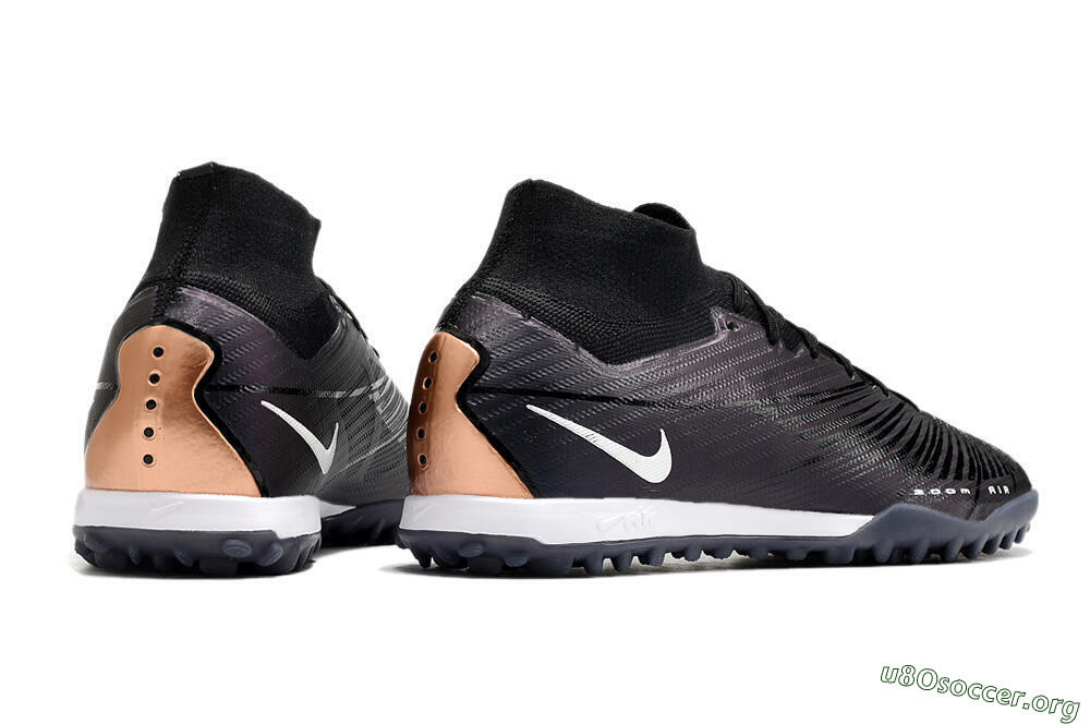 Nike Air Zoom Mercurial Superfly 9 Elite TF Football Shoes - Black/White 6