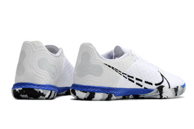 Nike Reactgato IC Football Shoes - White/Black/Blue