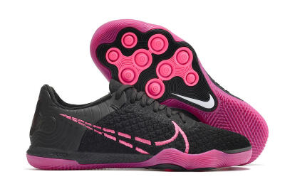 Nike Reactgato IC Football Shoes - Black/Pink