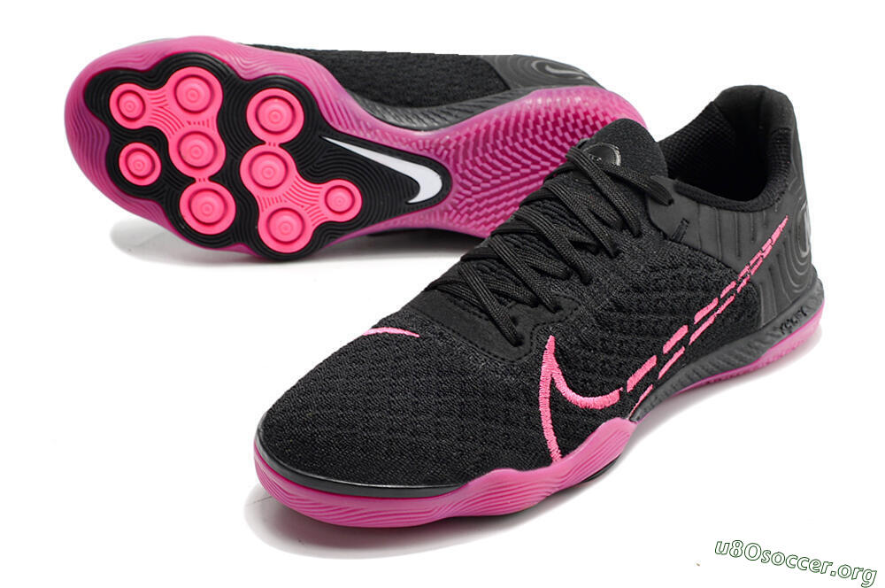 Nike Reactgato IC Football Shoes - Black/Pink 0