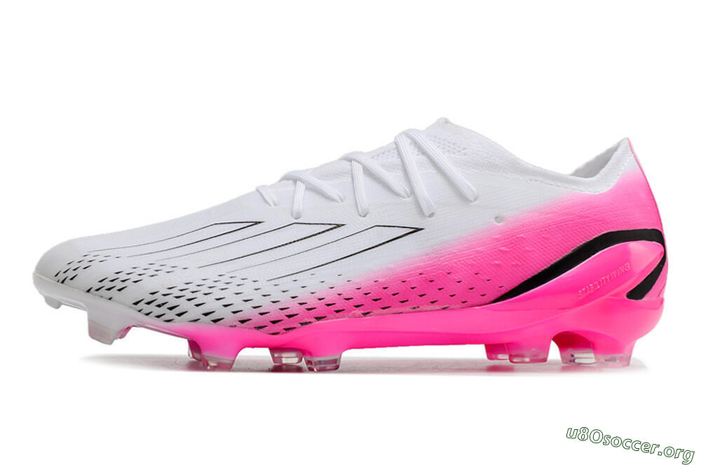 Adidas X Speedportal.1 FG Football Boots - White/Pink/Black 3