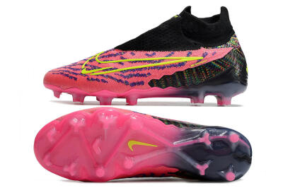 Nike Phantom GX Elite DF FG Football Boots - Pink/Rainbow