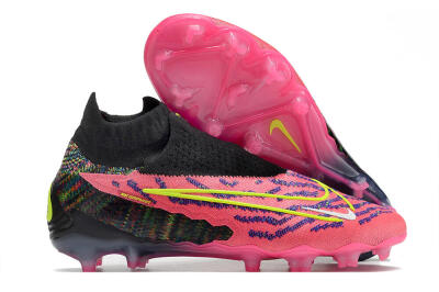 Nike Phantom GX Elite DF FG Football Boots - Pink/Rainbow