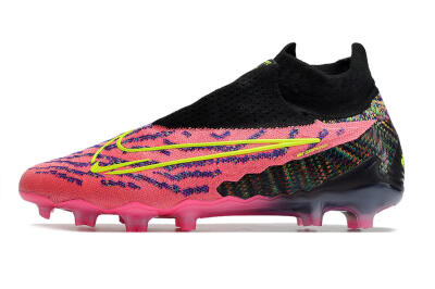 Nike Phantom GX Elite DF FG Football Boots - Pink/Rainbow
