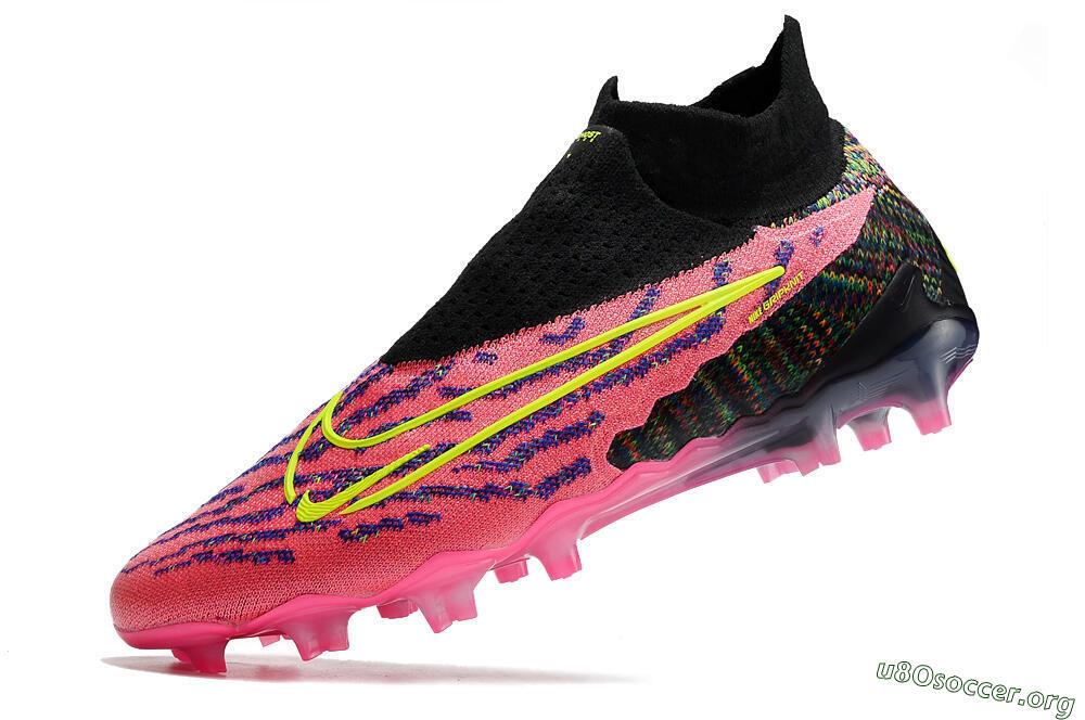 Nike Phantom GX Elite DF FG Football Boots - Pink/Rainbow 5