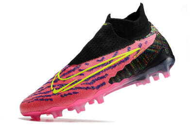 Nike Phantom GX Elite DF FG Football Boots - Pink/Rainbow