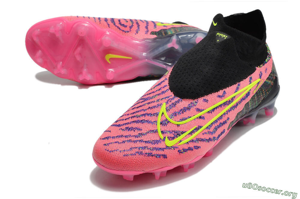 Nike Phantom GX Elite DF FG Football Boots - Pink/Rainbow 0