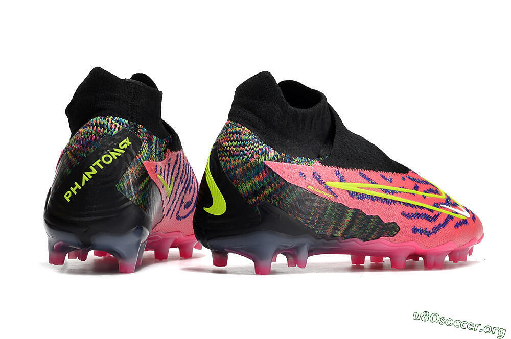 Nike Phantom GX Elite DF FG Football Boots - Pink/Rainbow 6