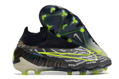 Nike Phantom GX Elite DF FG Football Boots - Black/Rainbow