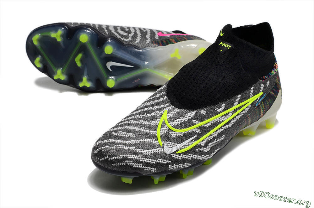 Nike Phantom GX Elite DF FG Football Boots - Black/Rainbow 0