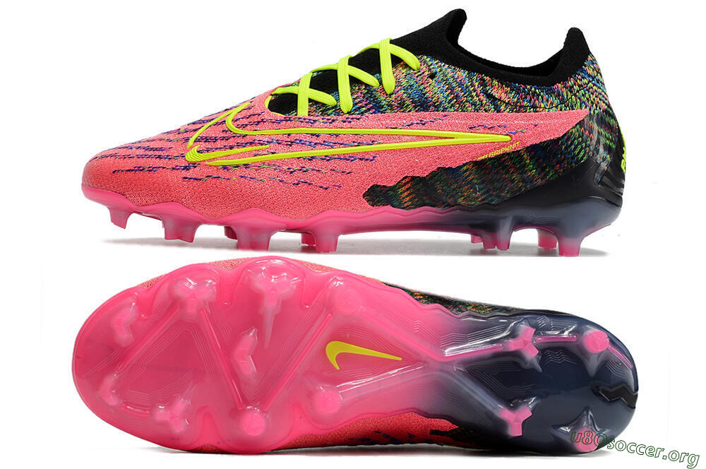 Nike Phantom GX Elite FG Football Boots - Pink/Rainbow 1
