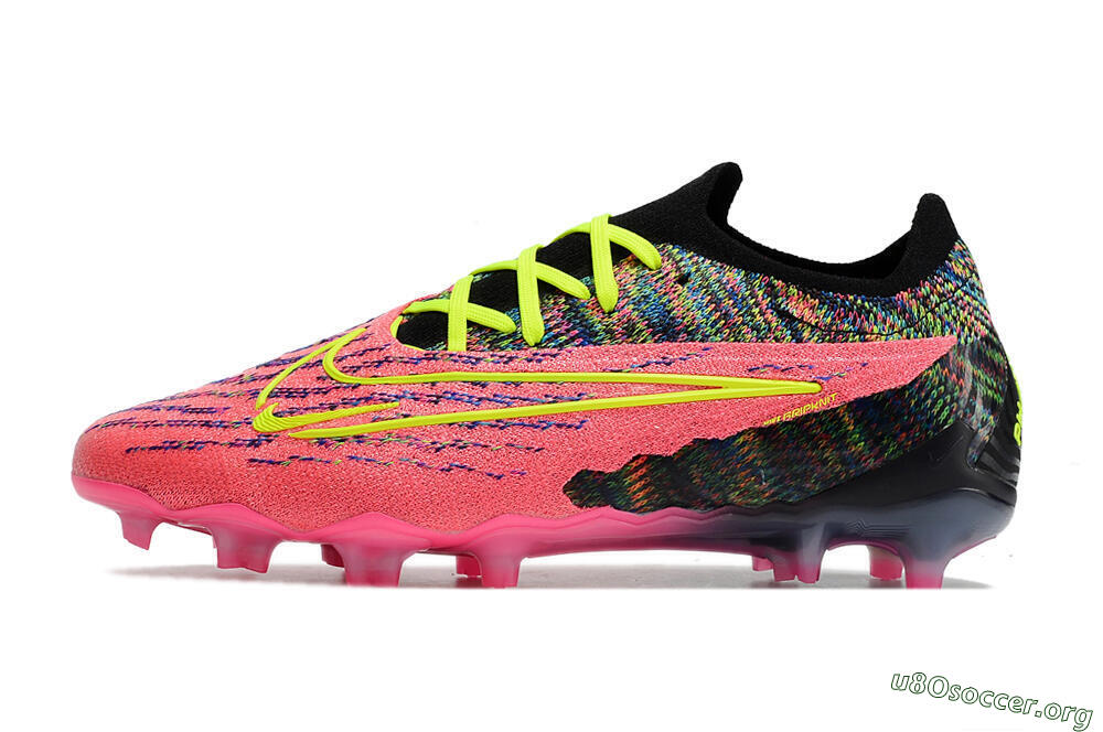 Nike Phantom GX Elite FG Football Boots - Pink/Rainbow 3