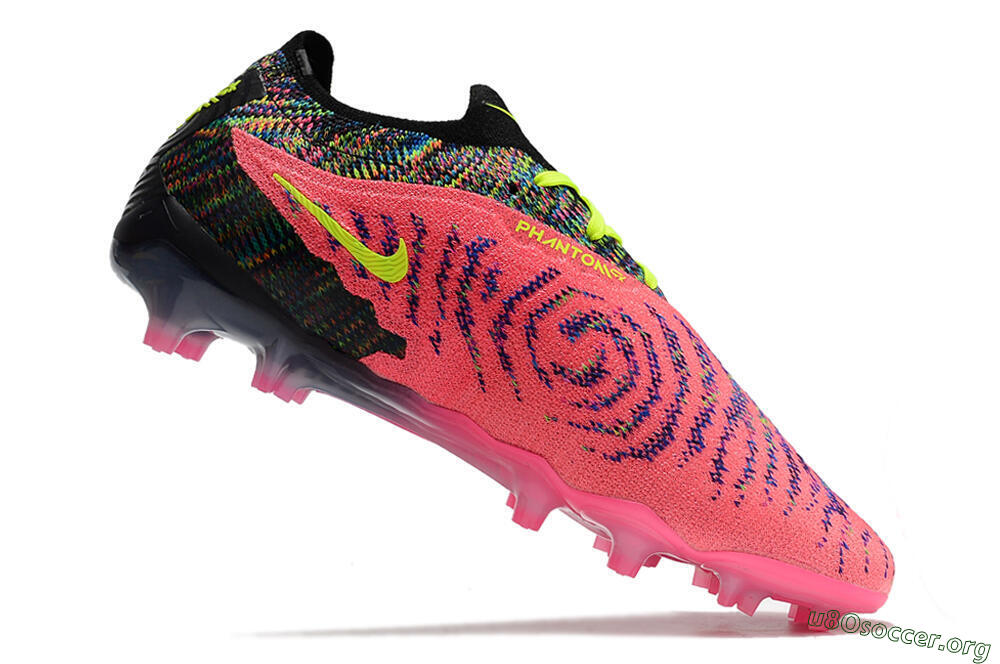 Nike Phantom GX Elite FG Football Boots - Pink/Rainbow 4