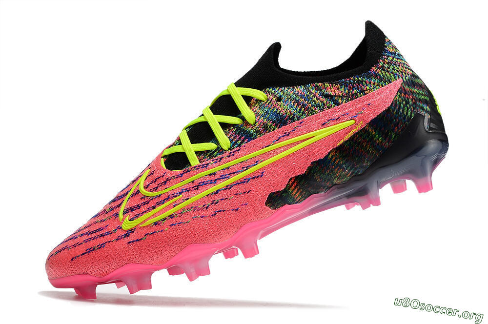 Nike Phantom GX Elite FG Football Boots - Pink/Rainbow 5