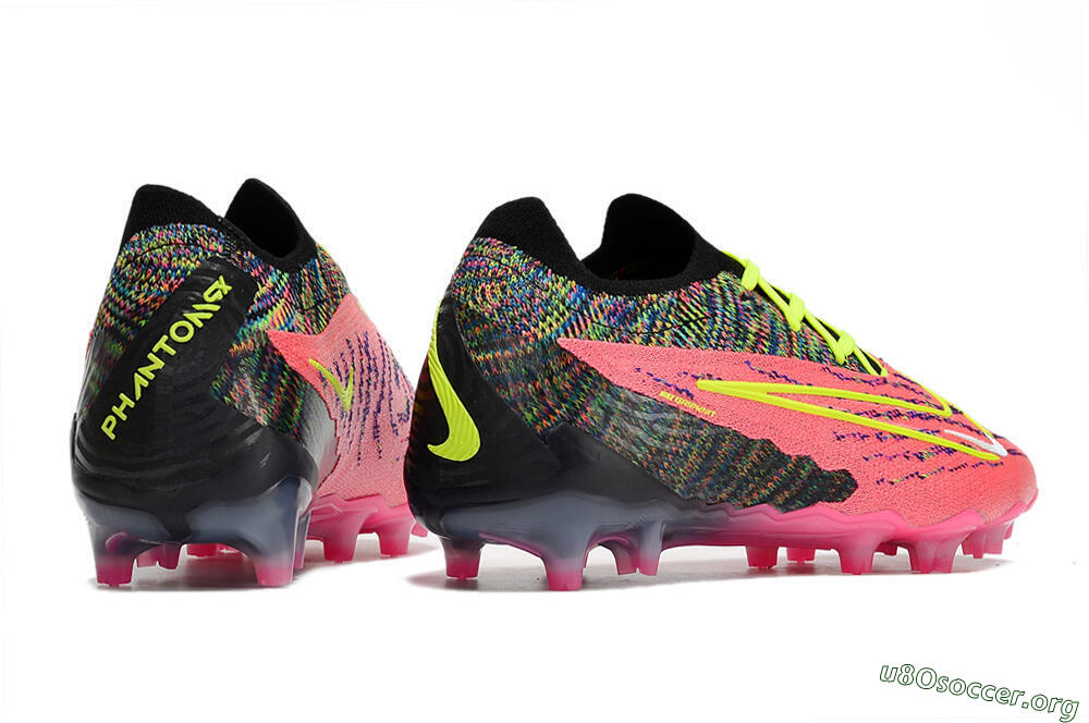 Nike Phantom GX Elite FG Football Boots - Pink/Rainbow 6