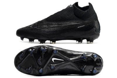 Nike Phantom GX Elite DF FG Football Boots - Black/Black