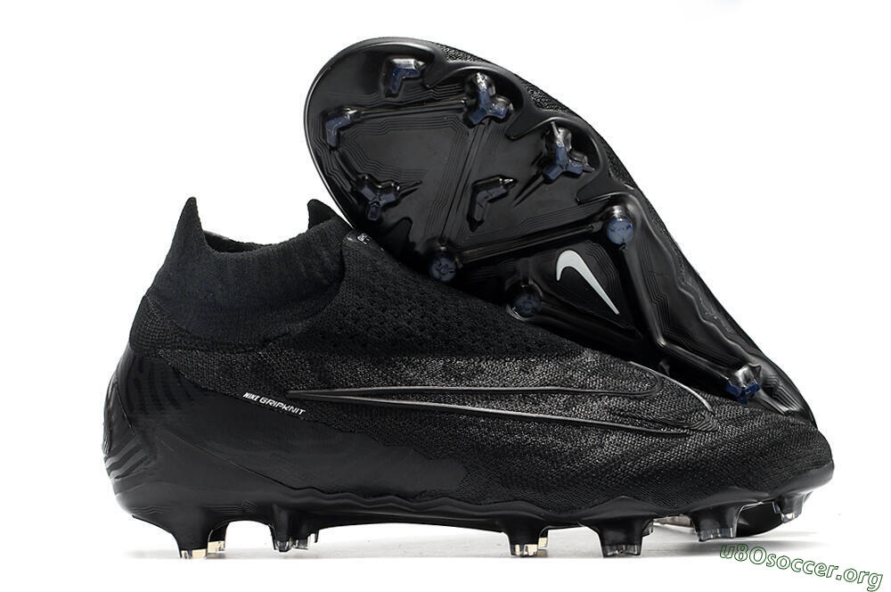 Nike Phantom GX Elite DF FG Football Boots - Black/Black 2