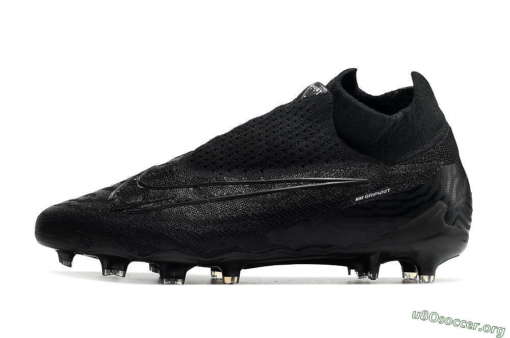 Nike Phantom GX Elite DF FG Football Boots - Black/Black 3